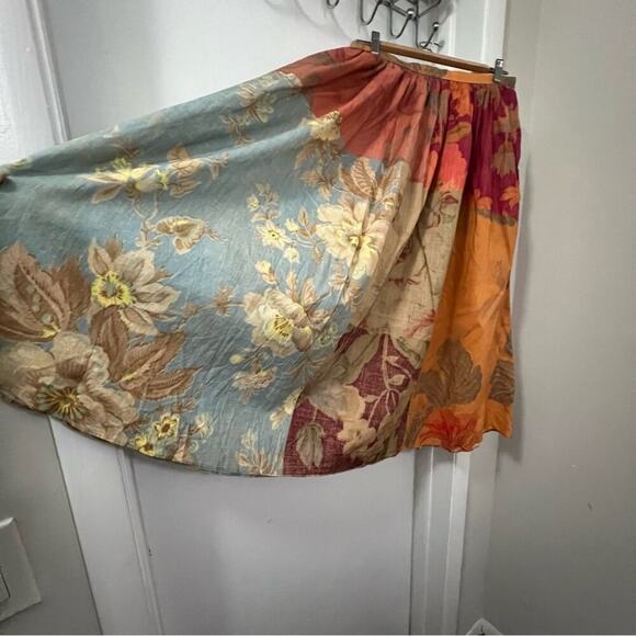 ZARA PRINTED MIDI SKIRT ZW COLLECTION - Picture 10 of 11